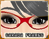 !T Sarada red glasses