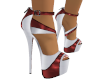Red & White Heels
