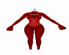 {B}Red Body Suit Large-F