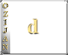 oziweegold letters d