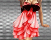 romantic red dress