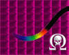 Black Rainbow Neko Tail