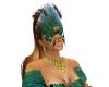 Quetzal Feather Mask