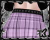 |K| School Skirt Lilac