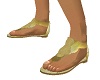 B.B. Designs Gold Sandal