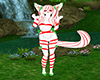 Candy Cane Furry Tail
