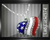 <3 of America Necklace