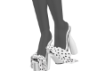 High heels white