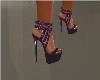 Stiletto Sandals-Purple