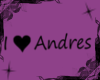 [S] I <3 Andres Headsign