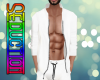|S| Open Jacket White