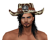 Wolf Cowhide cowboy hat
