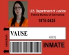 Alex Vause Prison Badge