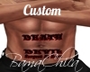 bp Custom Stomach Tattoo