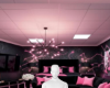 Pink black room bg