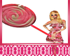 kawaii big pink lollipop