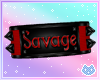 Red Savage Armband R/F