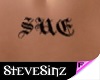 Sue belly tatoo