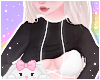 🌙 Hoodie Bra Black