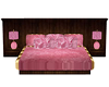 Pink/Wood Bed