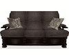 ! LEATHER COUCH BROWN
