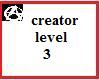 creator level 3