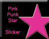 Solid Pink Punk Star