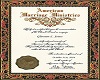 Ministerial License