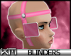 +KM+ PVC Blinders Pink F