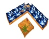 Neyon Azul Couch W Fire