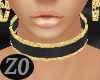 {Z0} Metal & Gold Collar