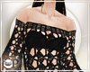 Black Crochet Dress 