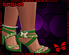 Sparkle Heels |Green|