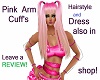 Twisted Pink Arm Cuffs