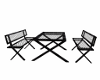 LK Black Bench OutDoor