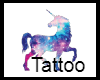 Unicorn Color Tattoo /F