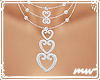 !3Stages Hearts necklace