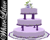 WL~Lavender Wedding Cake