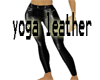 yoga black leather