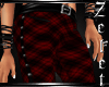 Gothic Red Plaid Pants