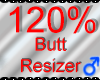 *M* Butt Resizer 120%
