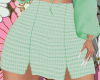 K. Mint Mini Skirt