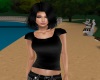 Plain Black T-Shirt F
