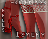 [Is] Red Heels + Stockin