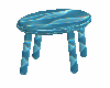 blue time out stool