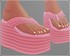 B. PINK Y2K FLIP FLOPS