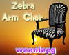 Zebra Arm Chair