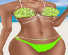 Green Floral Bikini
