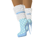 winter baby blue boots