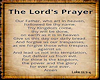 Lords Prayer Wall Poster